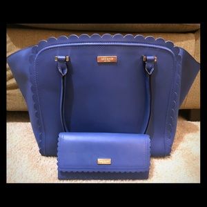 Kate Spade Tote & Matching wallet- LIKE NEW